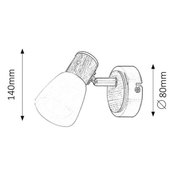 RABALUX spot svetlo 40W E14 Gavin 6486 2