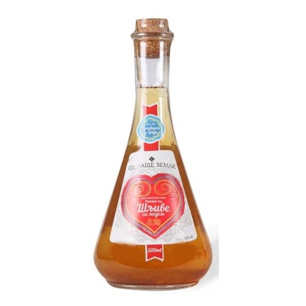 Rakija OD NAŠE ZEMLJE medovača 0,5l 0