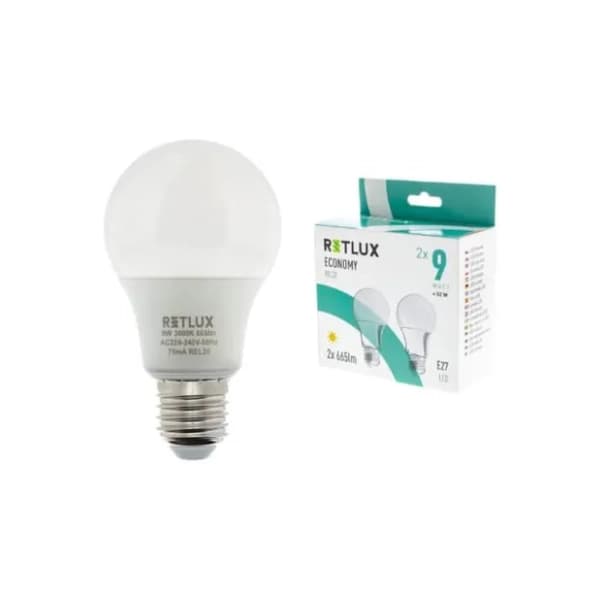 RETLUX LED sijalica E27 2x9W 3000K 0
