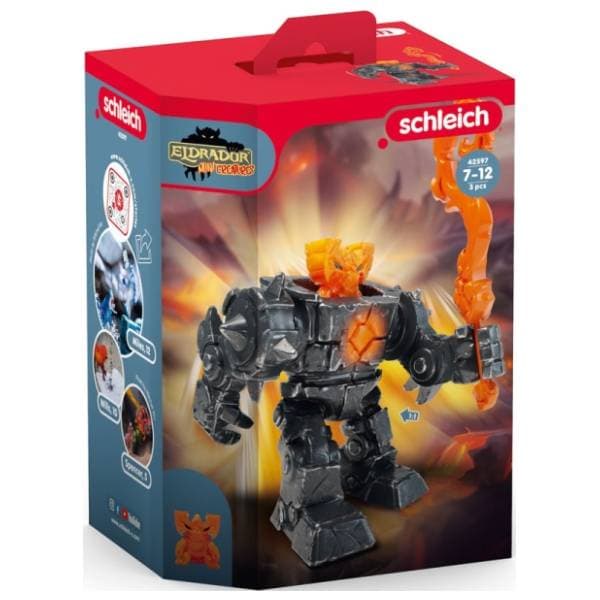 Robot Eldrador mini creatures shadow lava SCHLEICH 0