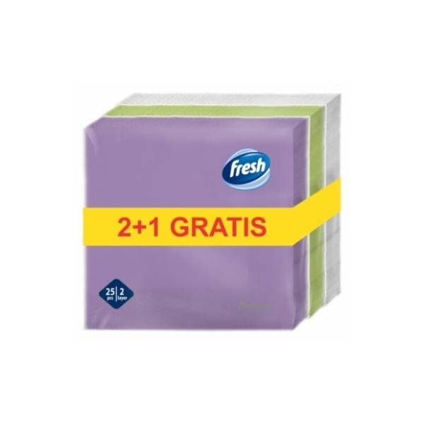 Salvete FRESH Pastel 2sloja 25kom 2+1 gratis 0