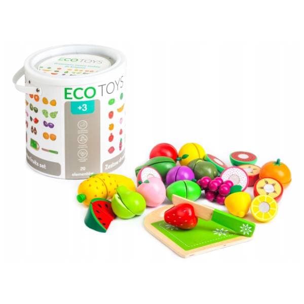 Set od 20 delova Drveno voće ECO TOYS 0