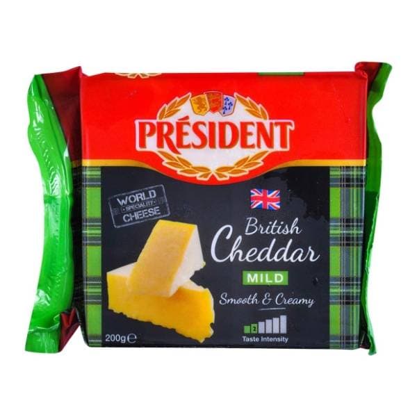 Sir PRESIDENT mild cheddar 200g 0
