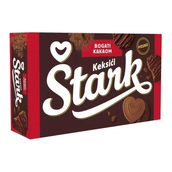 ŠTARK Keksići kakao preliv 200g 0