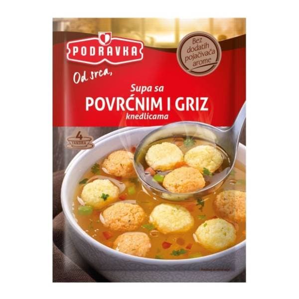 Supa PODRAVKA povrćne i griz knedle 56g 0