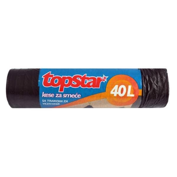 TOP STAR kese za smeće sa trakom 40l 12kom 0