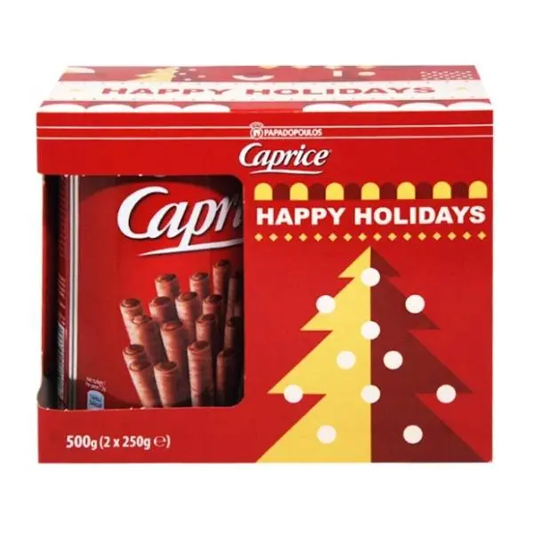 Vafl roleri CAPRICE Xmas 2x250g 0