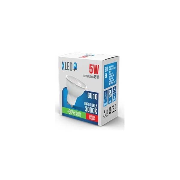 XLED LED sijalica GU10 5W 3000K 0