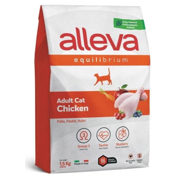 ALLEVA Equilibrium adult hrana za mačke piletina 400g 0