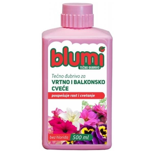 BLUMI tečno đubrivo za baštensko cveće 500ml 0