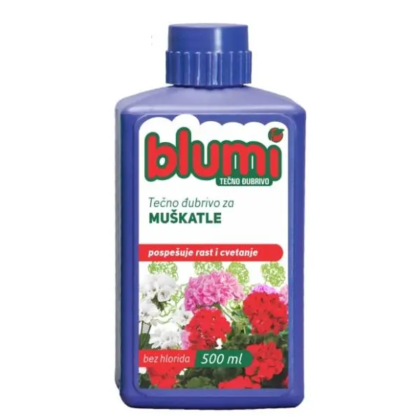 BLUMI tečno đubrivo za muškatle 500ml 0