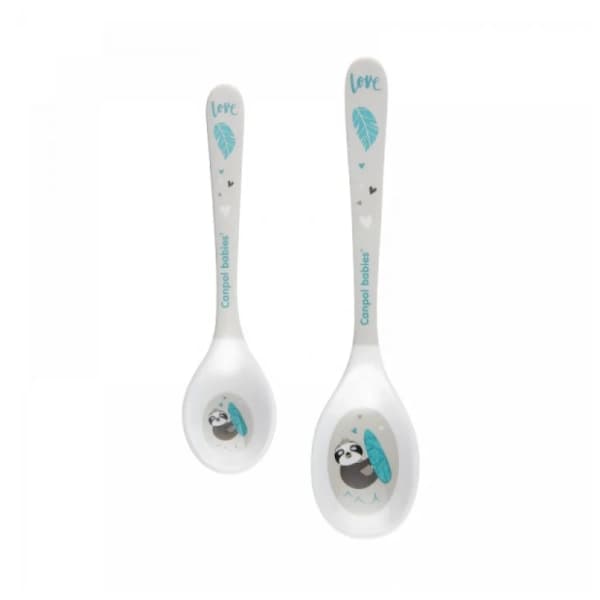 CANPOL BABIES Set kašičica Melamine exotic animals sivi 2kom 0
