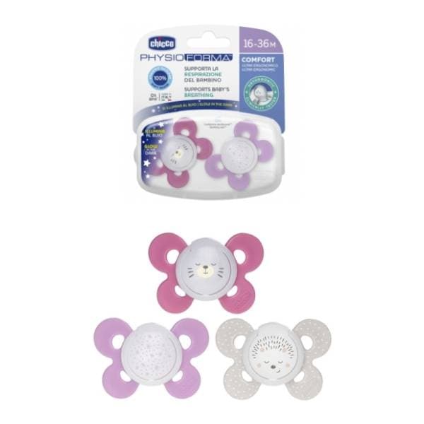 CHICCO noćna laža Comfort za devojčice (16-36m) 2kom 0