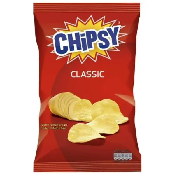Čips CHIPSY classic slani 210g 0