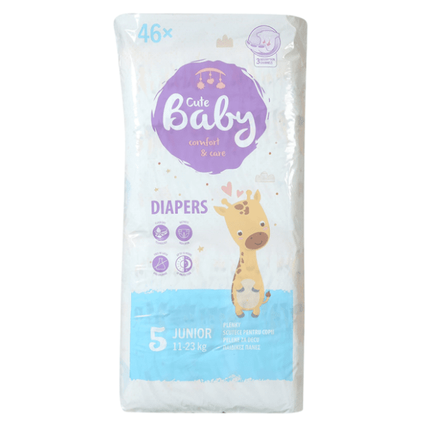 CUTE BABY pelene Junior 5 46kom 0
