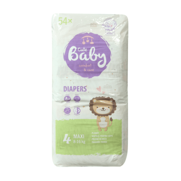 CUTE BABY pelene Maxi 4 54kom 0