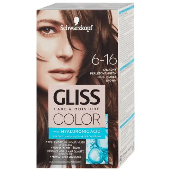 GLISS Care & Moisture farba za kosu 6.16 sedefasto smeđa 0