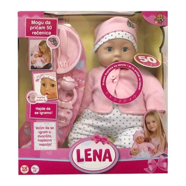 Interaktivna lutka Lena sa 50 rečenica MILLA TOYS 0