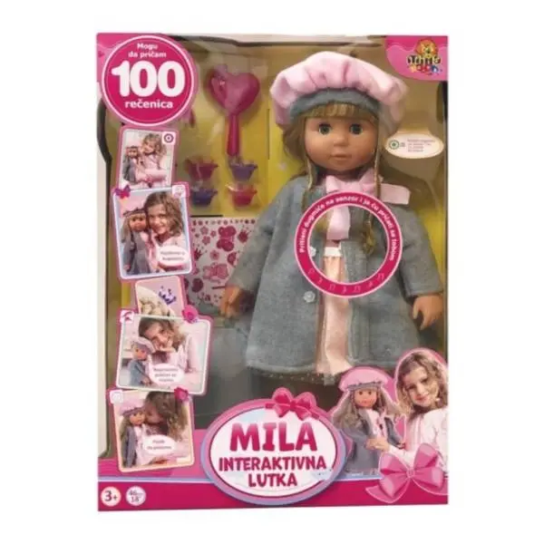 Interaktivna lutka Mila sa 100 rečenica MILLA TOYS 0