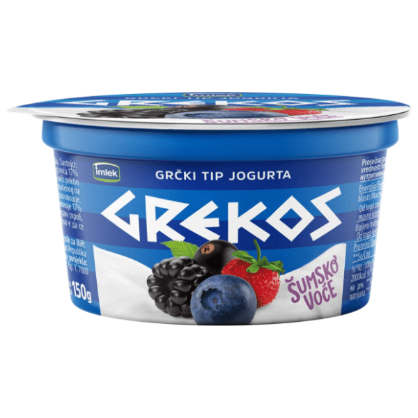 Jogurt GREKOS šumsko voće 150g 0