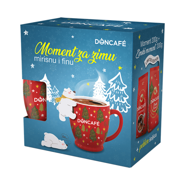 Kafa DONCAFE Moment 200g i zimski moment 200g + šolja 0