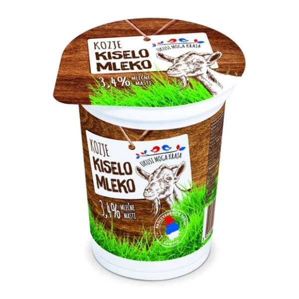 Kiselo mleko kozje UMK 3,4%mm 340g 0