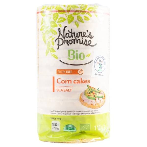 Kukuruzne galete NATURE'S PROMISE Bio gluten free 110g 0