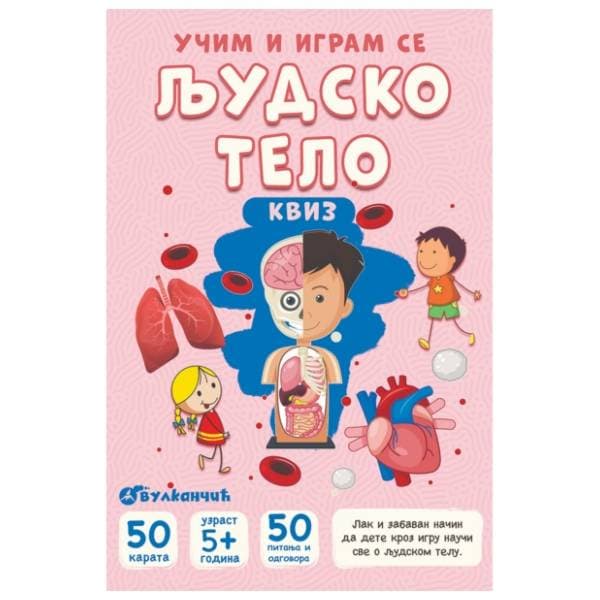 Kviz karte ljudsko telo 0