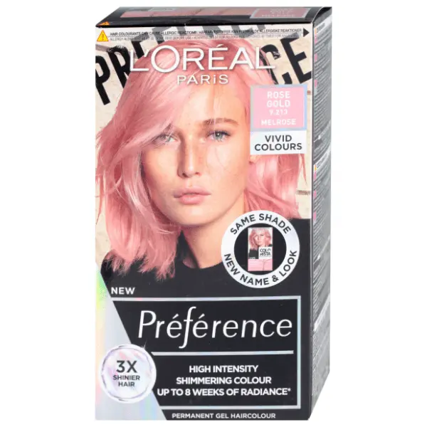 L'OREAL Preference farba za kosu 9.213 rose gold 0