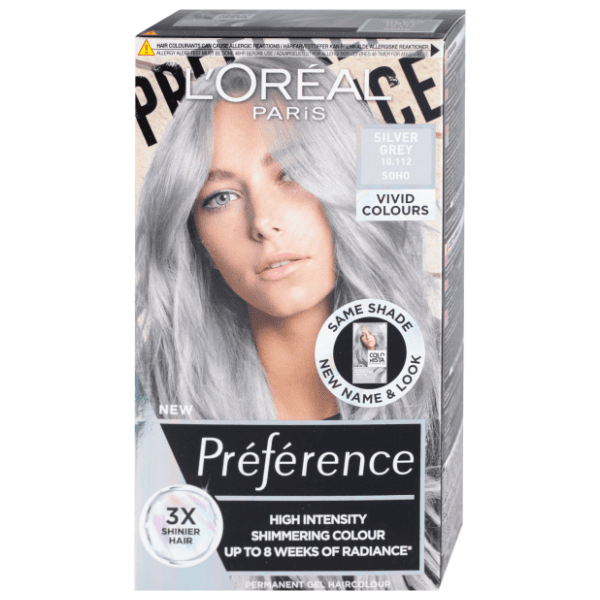 L'OREAL Preference Vivids farba za kosu 10.112 silver grey 0