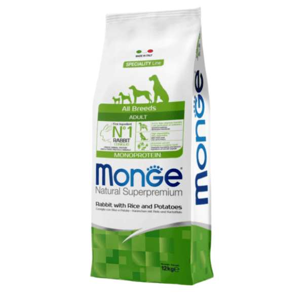 MONGE All breesd adult zečetina pirinač i krompir 12kg 0