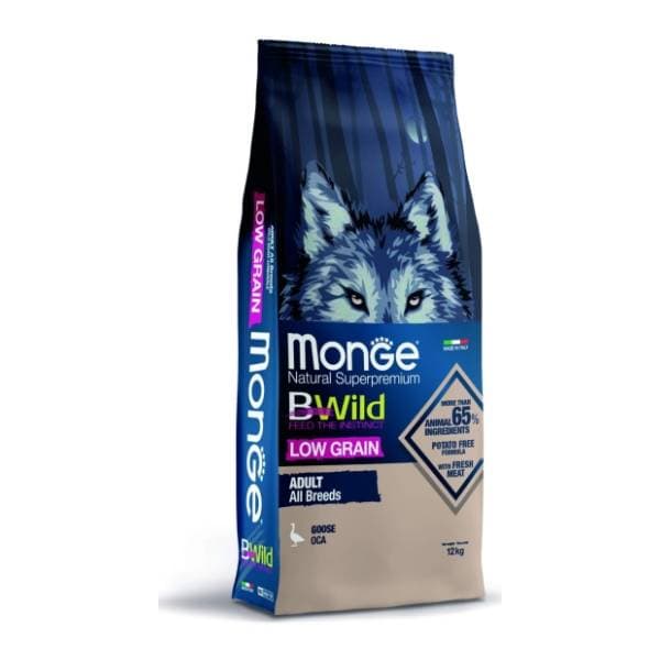 MONGE Bwild adult hrana za pse guska 12kg 0