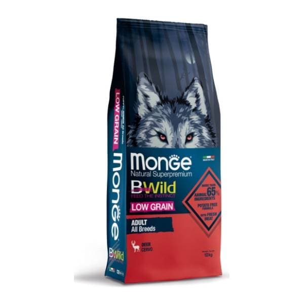 MONGE Bwild all breeds low grain adult meso jelena 12kg 0