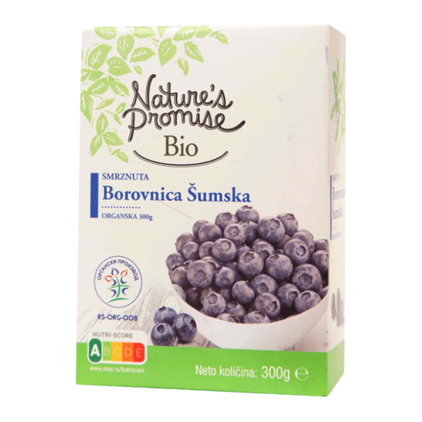 NATURE'S PROMISE Bio borovnica 300g 0