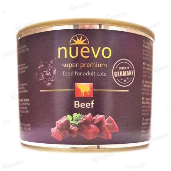NUEVO hrana za mačke govedina 200g 0