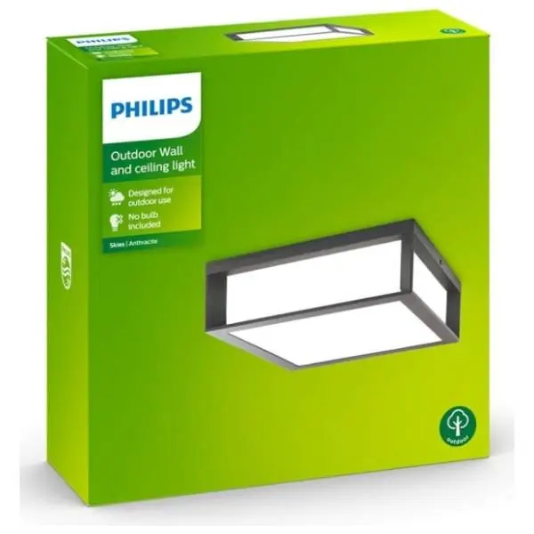 PHILIPS plafonjera 2x42W E27 26x26cm Skies PH066 0