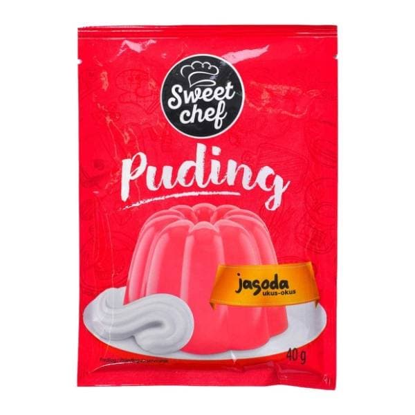 Puding SWEET CHEF jagoda 40g 0