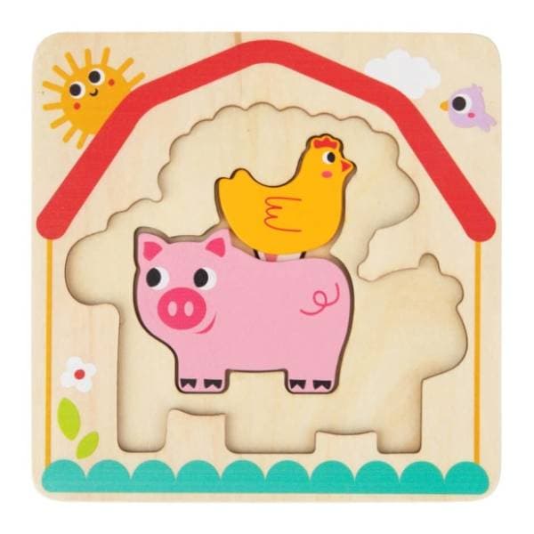 Puzla umetaljka Farma TOOKY TOY 1