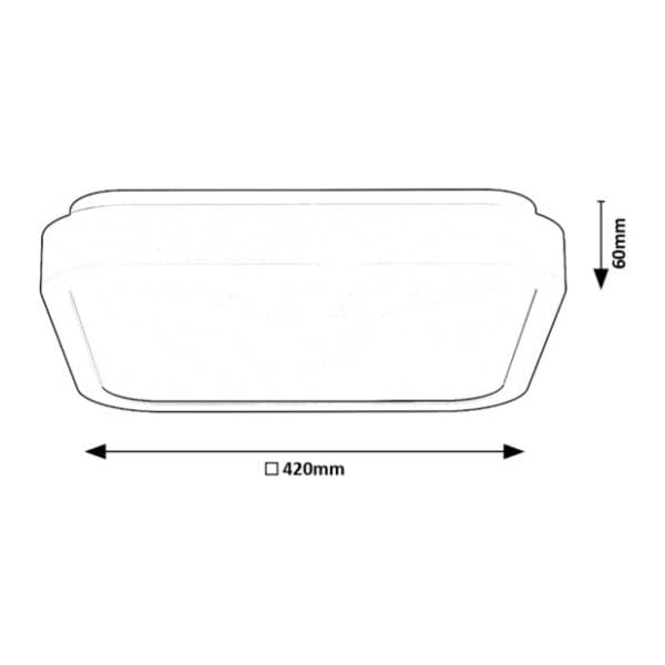 RABALUX LED plafonjera 48W Samira 71261 2