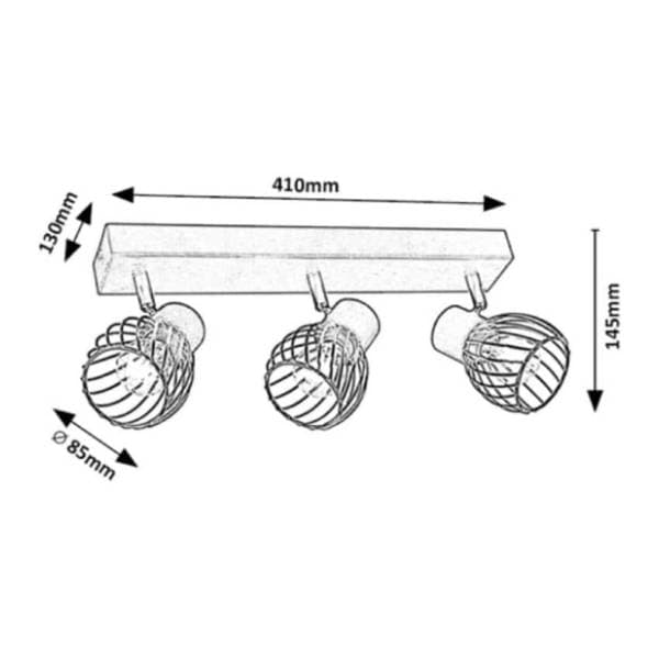 RABALUX spot svetlo 3x10W E14 Aberama 73003 1