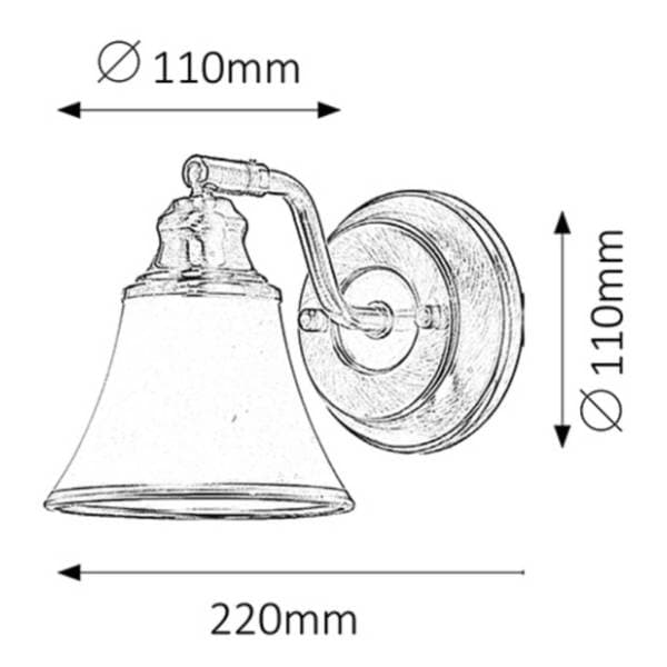 RABALUX spot svetlo 40W E14 fi 11cm Grando 6545 1