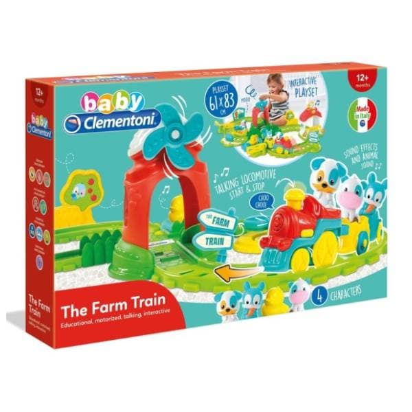Set za igru Train farm CLEMENTONI 0