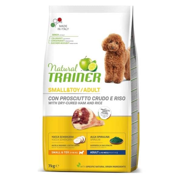 NATURAL TRAINER Small&toy hrana za pse šunka i pirinač 7kg 0