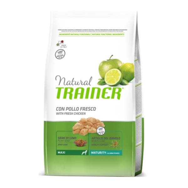 NATURAL TRAINER Maxi adult govedina i pirinač 12kg 0