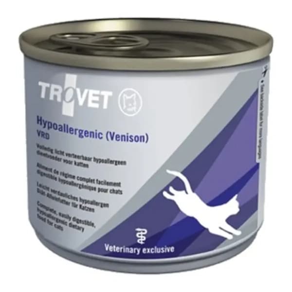 TROVET Hypoallergenic hrana za mačke divljač 200g 0