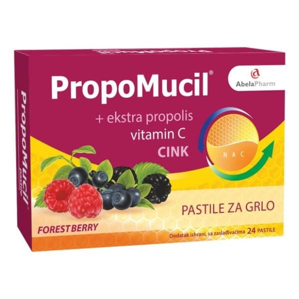 ABELA PHARM Propomucil pastile šumsko voće 24kom 0