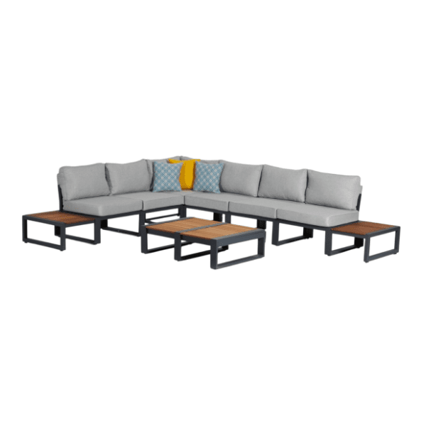 Baštenska garnitura HANAH HOME Lapuarta 1 grey black 0