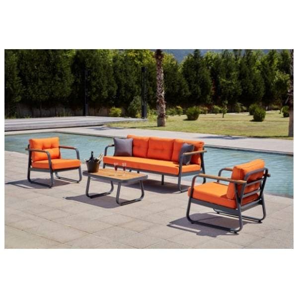 Baštenska garnitura HANAH HOME Rio orange 1