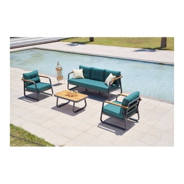 Baštenska garnitura HANAH HOME Rio petrol blue 1