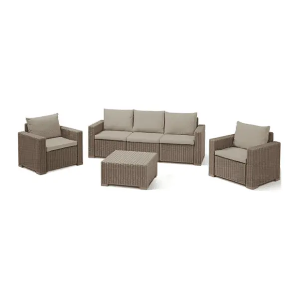 Baštenski set KETER California 3 seater CU 253327 kapućino 0